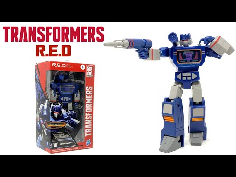 Transformers R.E.D G1 Soundwave Figure Review