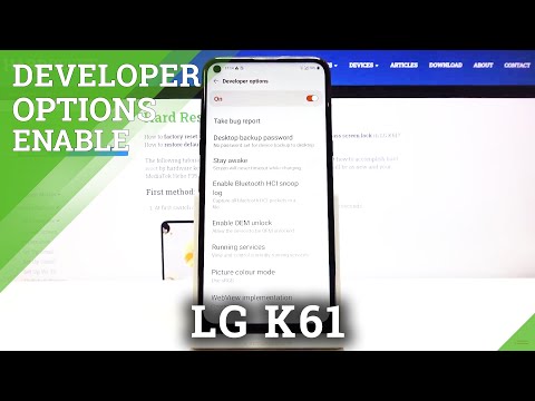 How to Unlock Developer Options in LG K61 - OTG Connection