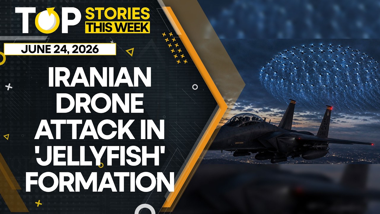 US-Iran War: Iranian Drone Swarm In 'Jellyfish' Formation Behind US Fighter Jet Crash? | Top Videos