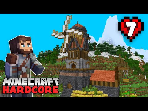 THE BEST PUMPKIN & MELON FARM EVER!!!! - Minecraft 1.18 Hardcore Let's Play - Ep. 7