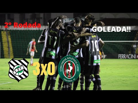 figueirense 3x0 concórdia | Campeonato catarinense 2° Rodada | gols e melhores momentos 28/02/2021