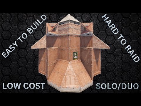 Double BUNKER Rust Base - Hard to Raid but Easy to Build.