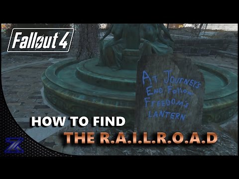 Fallout 4 - How to Find the Railroad Quest Guide | Puzzle Solving