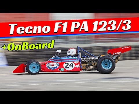 Tecno Formula One [F1] PA 123/3 (1972) ex Nanni Galli - On-Board Multicam & V12 Engine Sound!