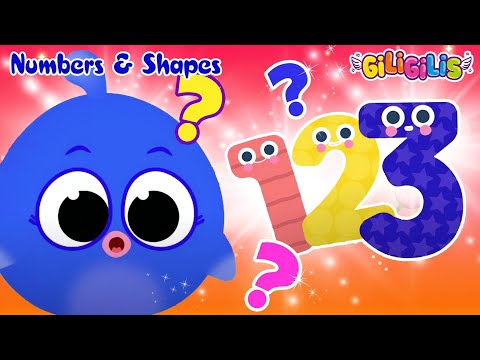 Learn Numbers, Shapes, Counting And Colors With Giligilis | Learning Videos For Toddlers In English