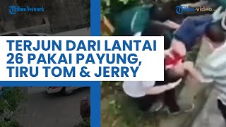 GEGER Bocah 4 Tahun di China Terjun dari Lantai 26 Pakai Payung, Terinspirasi Kartun Tom & Jerry