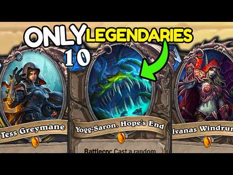 Hearthstone, but it's ONLY Legendary Cards