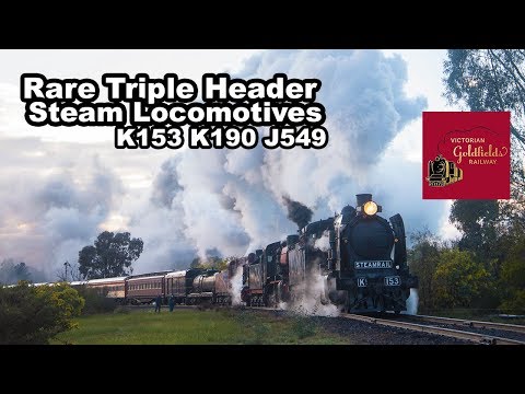 TRIPLE HEADED STEAM TRAINS - Maldon Weekender 2018