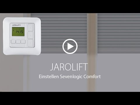 Rollladen-Zeitschaltuhr einstellen - Sevenlogic Comfort (Funk) | JAROLIFT