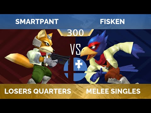 RogaSmash 300: SSBM – Losers Quarters — Smartpant (Fox) vs Fisken (Falco)