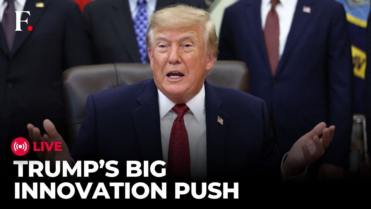 Trump LIVE: US President Speaks With Energy Secretary Chris Wright At Innovation Summit