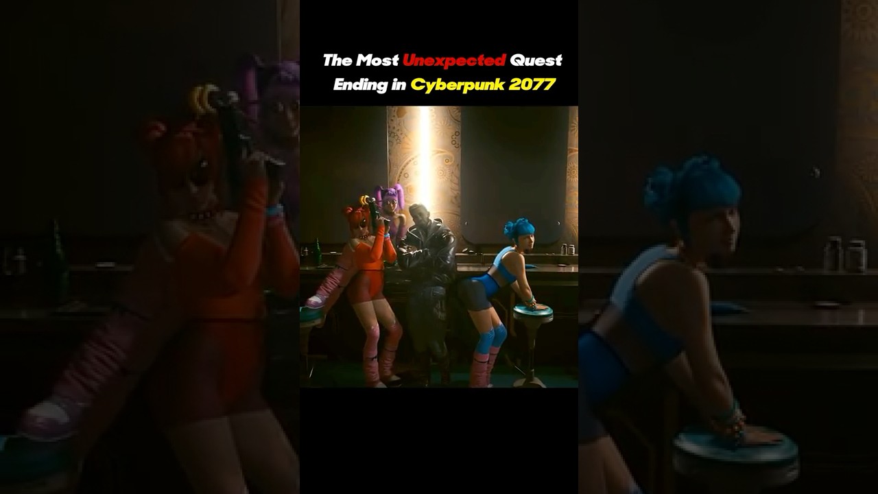 I was definitely not expecting this #shorts #cyberpunk