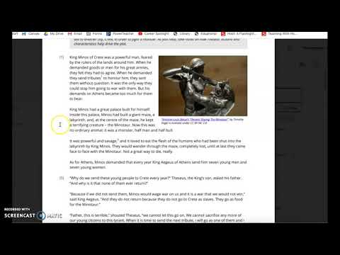 Theseus and The Minotaur Read Aloud