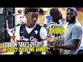 LeBron James TAKES OVER As Coach Gets INTO It W REF Bronny Blue Chips CRAZY OT GAME