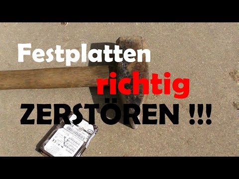 Festplatten richtig zerstören - Tropica-Pictures (Deutsch/German)