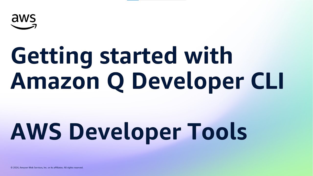 Getting started with Amazon Q Developer CLI | AWS Developer Tools | Amazon Web Services