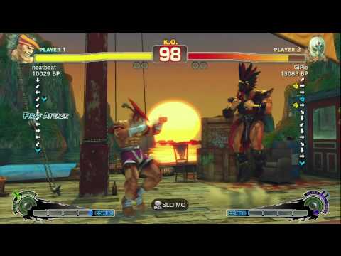 GiPie [ElfFuerte] vs neatbeat [Adon] SSF4 Japanese Online Ranked Matches - TRUE-HD