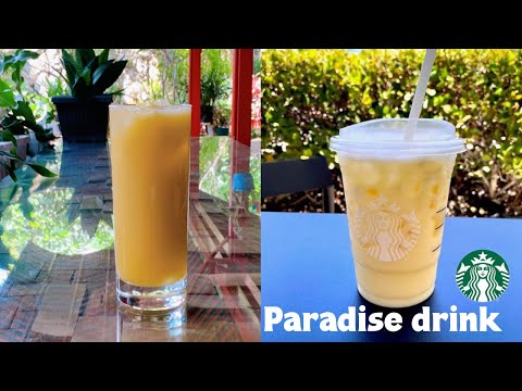 DIY Starbucks paradise drink at home