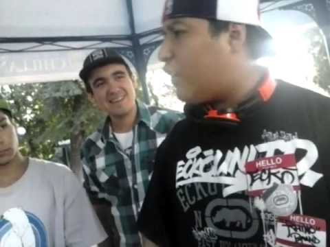 Dark mc vs Elias Batalla de Armas Exhibición Chillán vs San Carlos