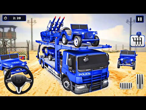 Police Car Transport Truck Airplane & Ship Cargo - Android Gameplay