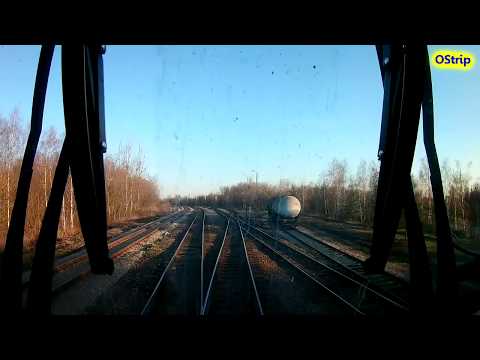 Linia D29-145 odc. Radzionków - Piekary Śląskie Szarlej -widok z kabiny/cabview 2019r