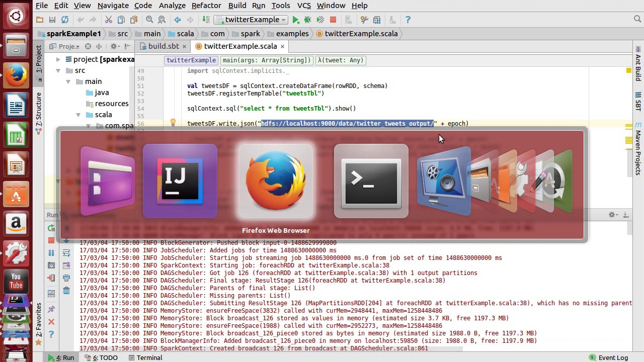 Spark SQL, DataFrame, JSON Data Source Quick start