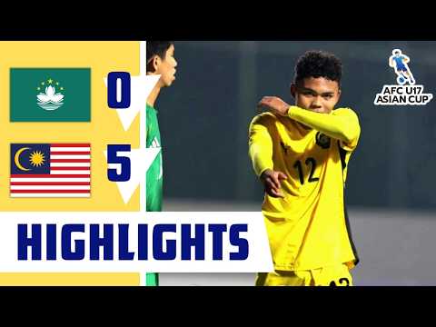 MACAU U17 🇲🇴 VS 🇲🇾 MALAYSIA U17