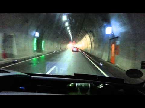 A tunnel on German Highway A38