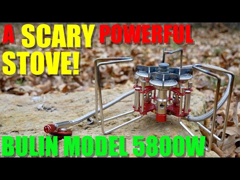Bulin 5800W - A SCARY Powerful Remote Canister Stove!