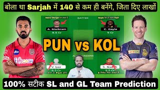 PBKS vs KKR Dream 11, Punjab vs Kolkata Team Prediction, Today Match Dream 11 Team, PBKS vs KOL Team