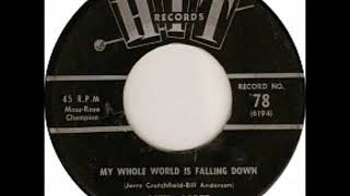 My Whole World is Falling Down ~ Betty Scott (1963)