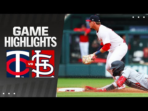 Twins vs. Cardinals Game Highlights (3/30/25) | MLB Highlights