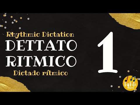 🎵 Dettato Ritmico | Level 1- Rhythmic Dictation - Easy | Dictado rítmico
