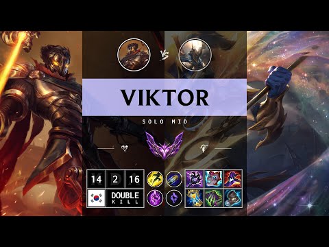 Viktor Mid vs Pantheon - KR Master Patch 14.13