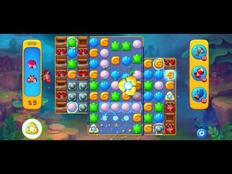 Fishdom level 12221 no boosters フィッシュダム ノーマル