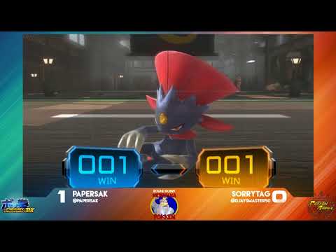PaperSak (Weavile) vs SorryTag (Mewtwo/Shadow Mewtwo) Pokken at Underground 01/02/18