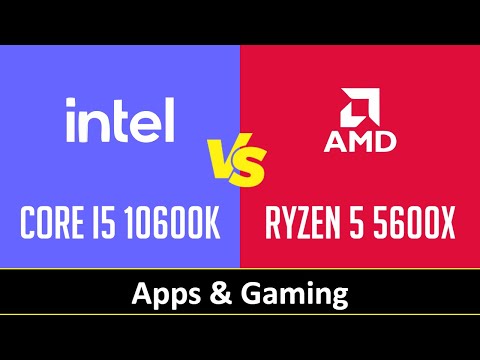 Intel Core i5 10600K vs AMD Ryzen 5 5600X - Apps & Gaming (RTX 4090)