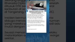 Anggota Brimob Bharada Cipto Gugur Ditikam OTK seusai Lerai Cekcok di Tangerang