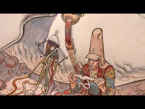 Les détails d'une oeuvre de Moebius (Giraud)