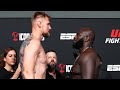 UFC Vegas 56: Weigh-In Faceoffs