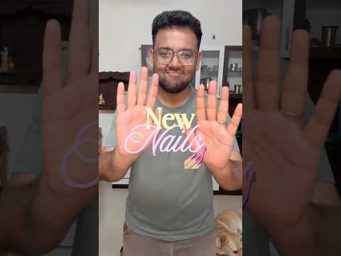 Husband showing my nails | cute funny couple shorts | husband wife telugu minivlog | viral | nails