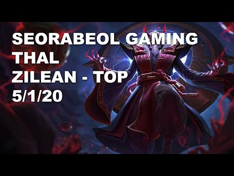 Seorabeol Gaming Thal Top Zilean vs Aatrox - KR Challenger Patch 10.8