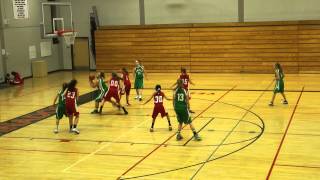 preview picture of video 'U13 T-Birds Basketball - Yelm Tourney - Yelm - Jenna on the Post'