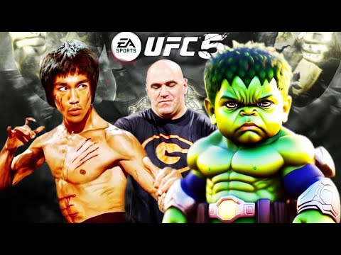 Bruce Lee vs Hulk Son ( EA Sports UFC 5 ) wwe mma