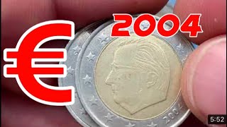 2 euro Defect coins 2004 Belgium 2 EURO 60000000