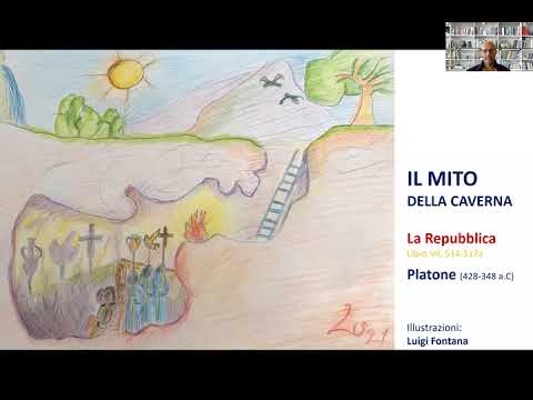 THE MYTH OF THE CAVE PLATO/SOCRATES | read, illustrated, and commented by Luigi Fontana