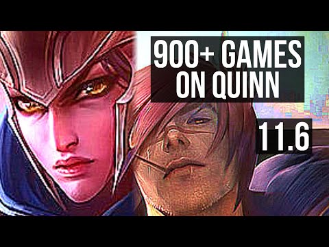 QUINN vs SETT (TOP) | 12/1/8, Rank 5 Quinn, Legendary, 900+ games | KR Challenger | v11.6