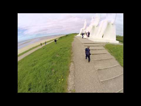 Bryllupsfotografering ved de hvide mænd i Esbjerg