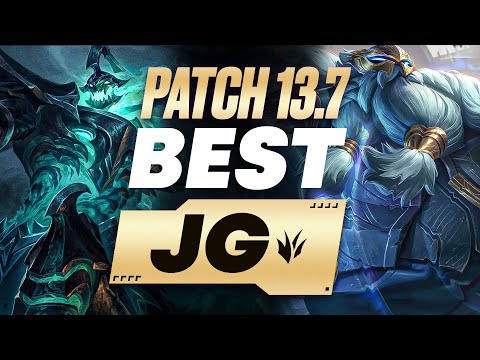 The BEST Junglers For All Ranks On Patch 13.7! | Season 13 Tier List League of Legends
