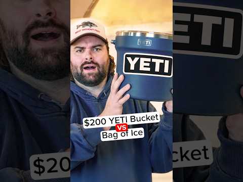 $200 YETI Bucket vs Bag of Ice